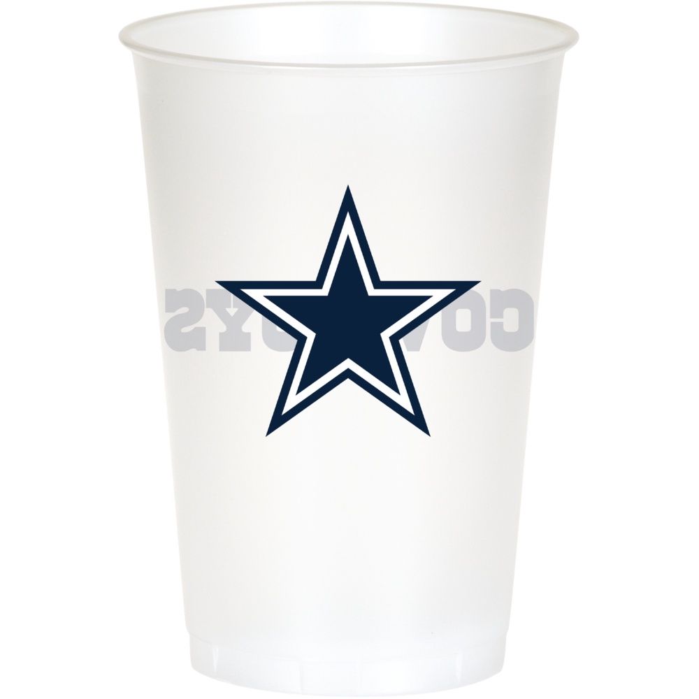 Dallas Cowboys 20oz Plastic Cups – 8ct