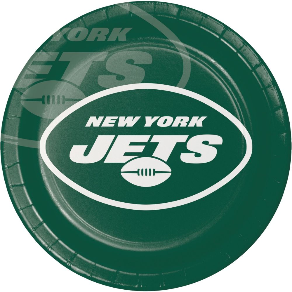New York Jets 9&quot; Dinner Plates – 8ct