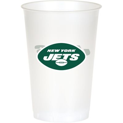 New York Jets 20oz Plastic Cups – 8ct