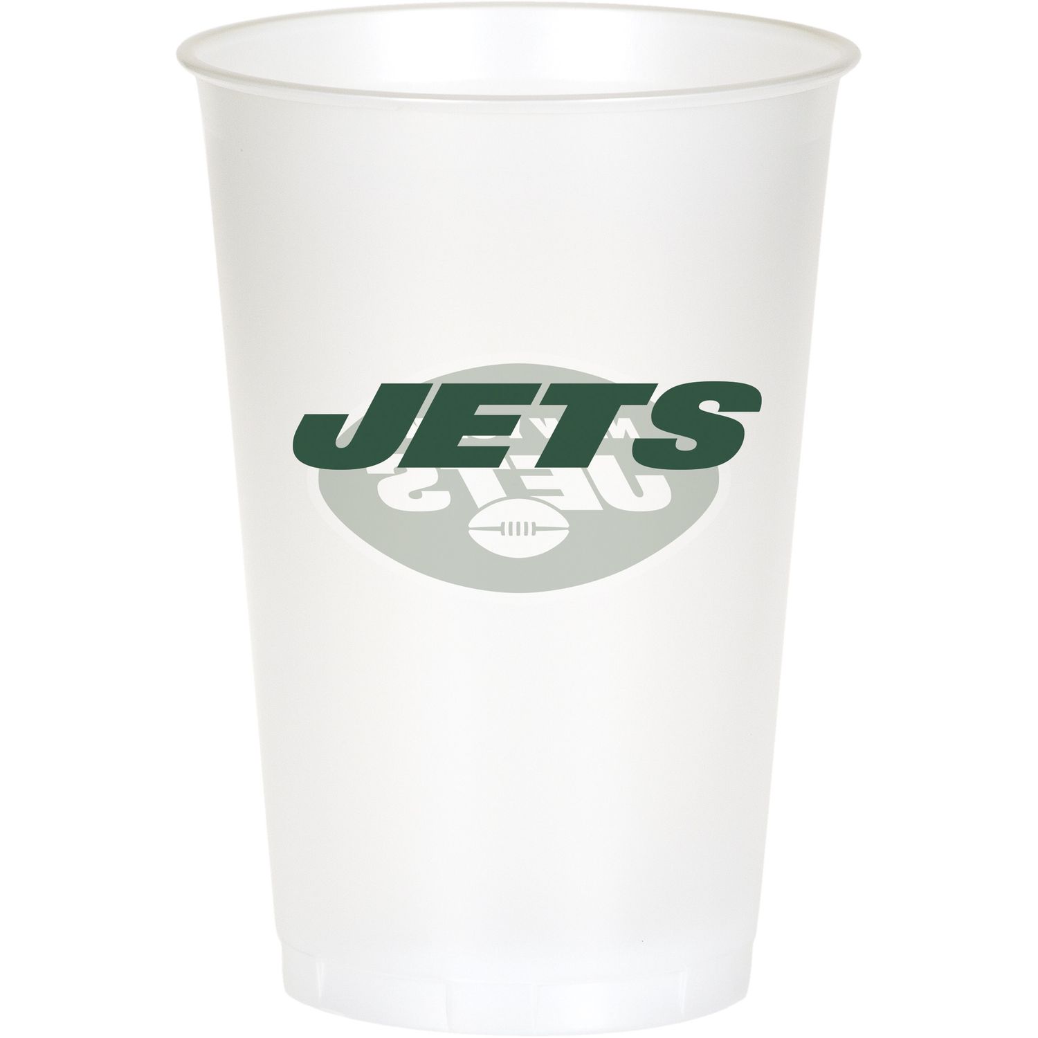 New York Jets 20oz Plastic Cups – 8ct