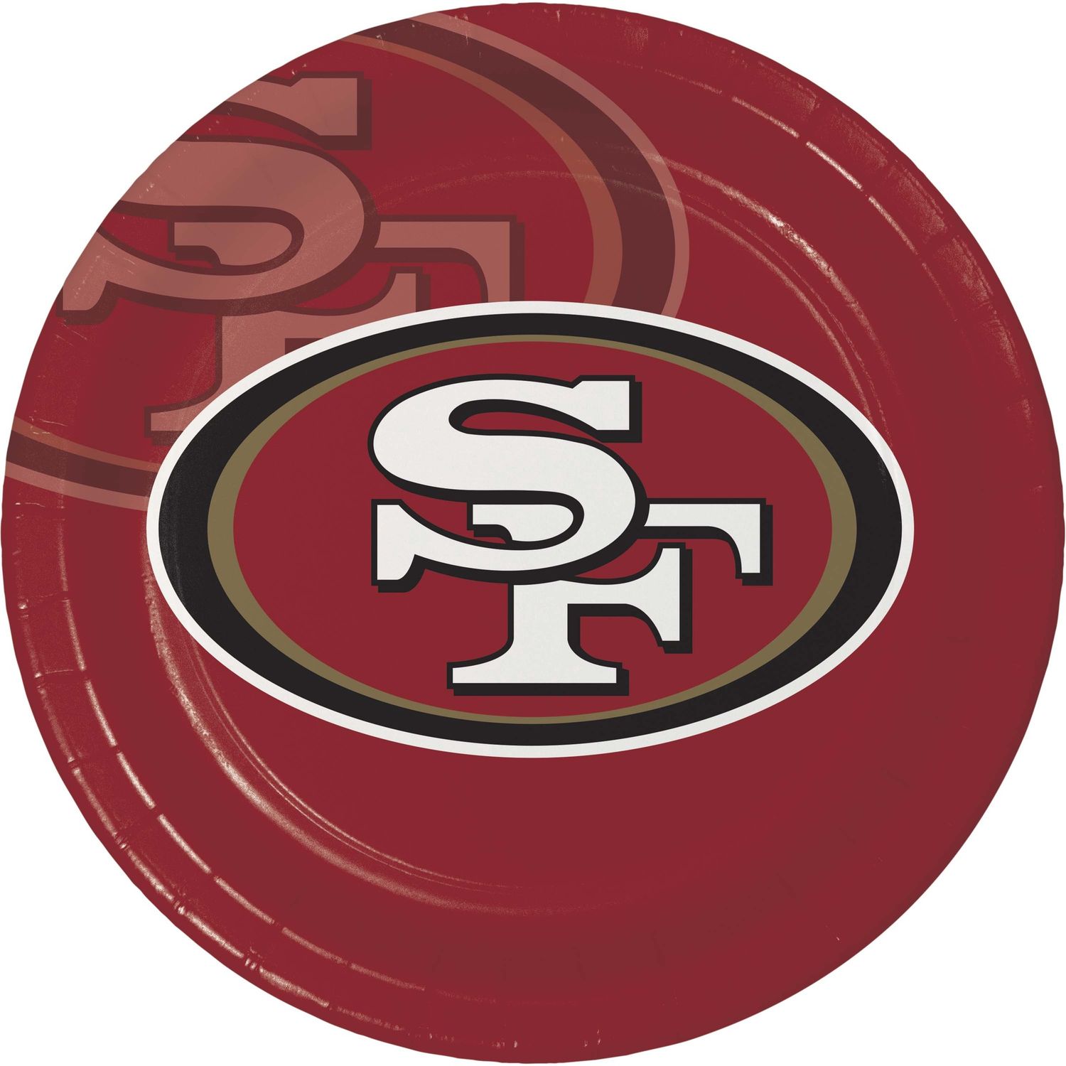 San Francisco 49ers 9&quot; Dinner Plates – 8ct