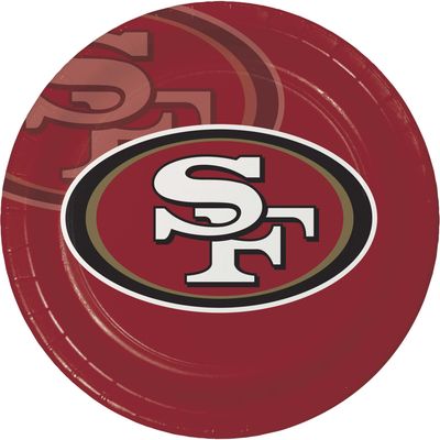 San Francisco 49ers 9&quot; Dinner Plates – 8ct