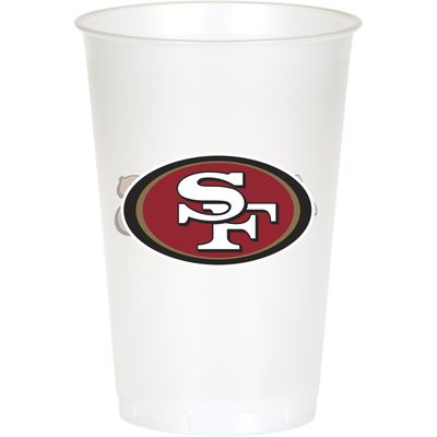 San Francisco 49ers 20oz Plastic Cups – 8ct