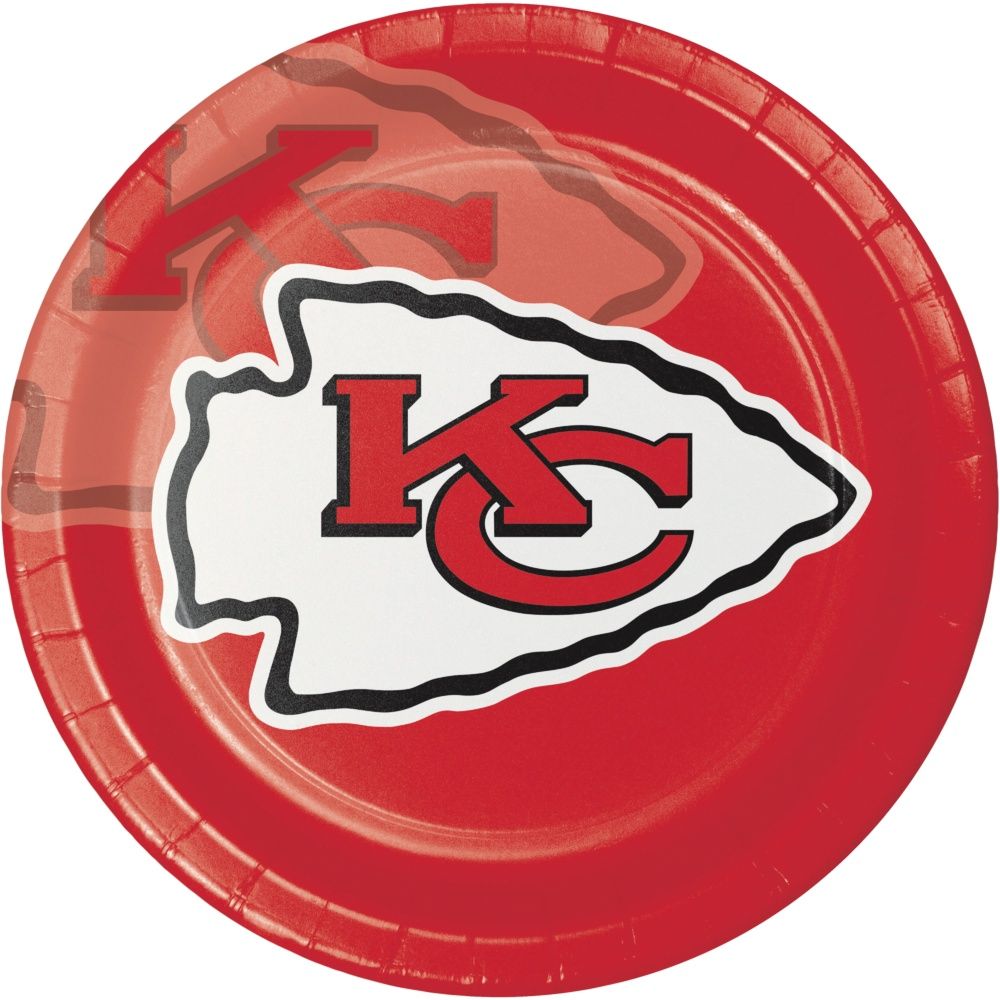 Kansas City Chiefs 9&quot; Dinner Plates – 8ct