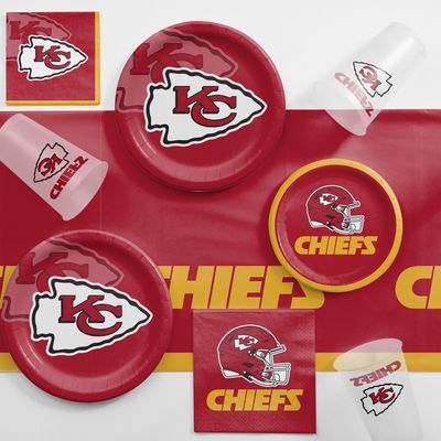 Kansas City Chiefs Plastic Table Cover – 54" x 102"