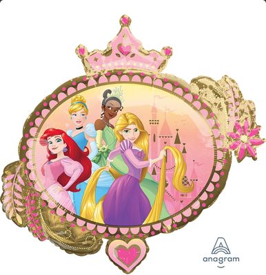 Large Shape Disney Princess Mirror Cluster Foil Balloon – 34"