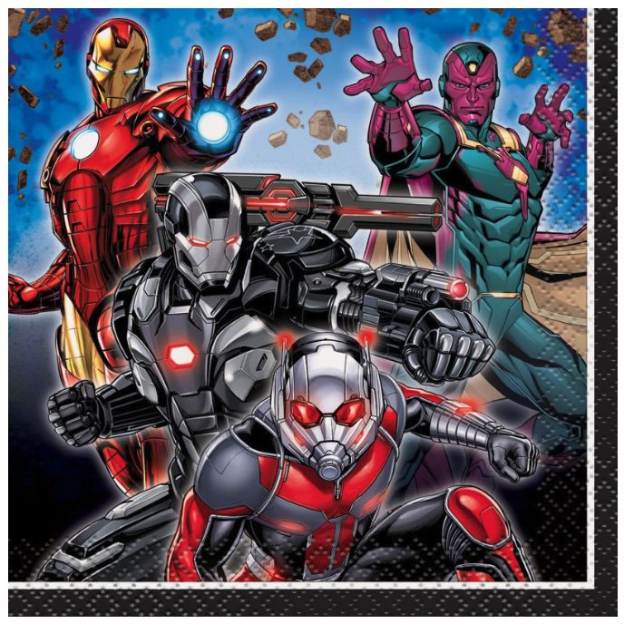Avengers Beverage Napkins – 16ct Avengers Beverage Napkins – 16ct