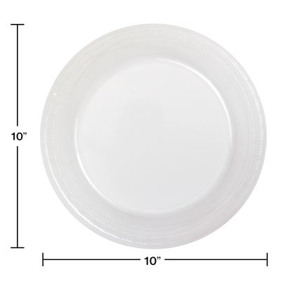 Clear Plastic Plates – 10" (20ct)