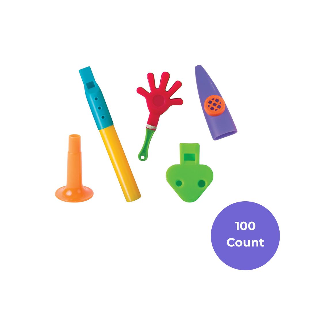 Noisemaker Super Mega Mix Value Pack Favors – 100ct