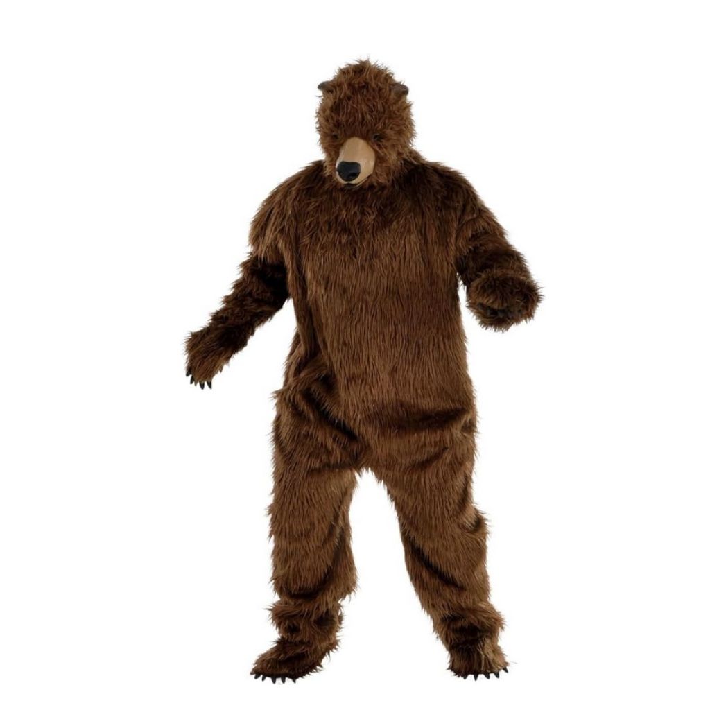 Bear Adult Costume (Standard Size), Sizes: Standard(44)