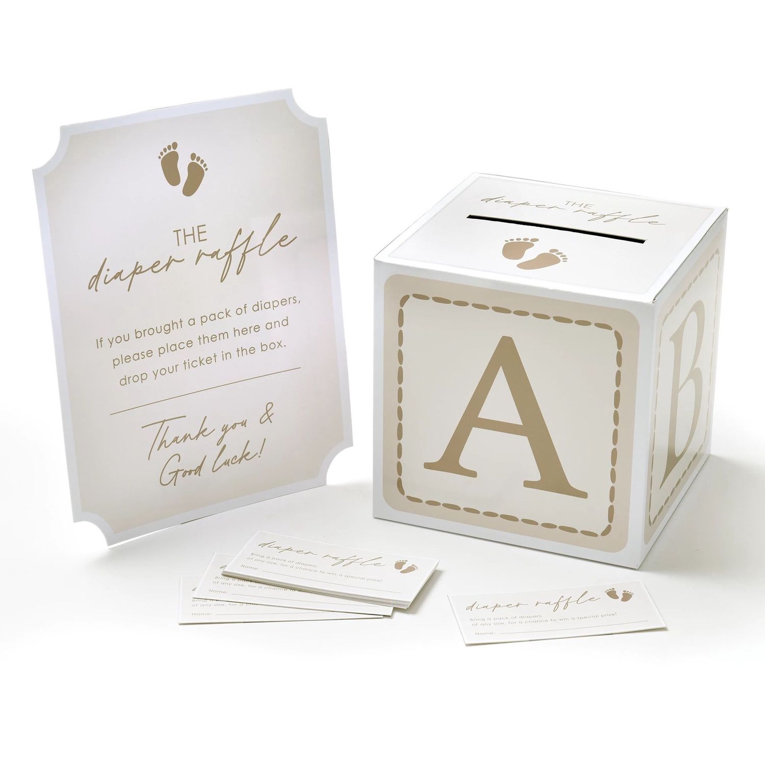Diaper Raffle Game Set
