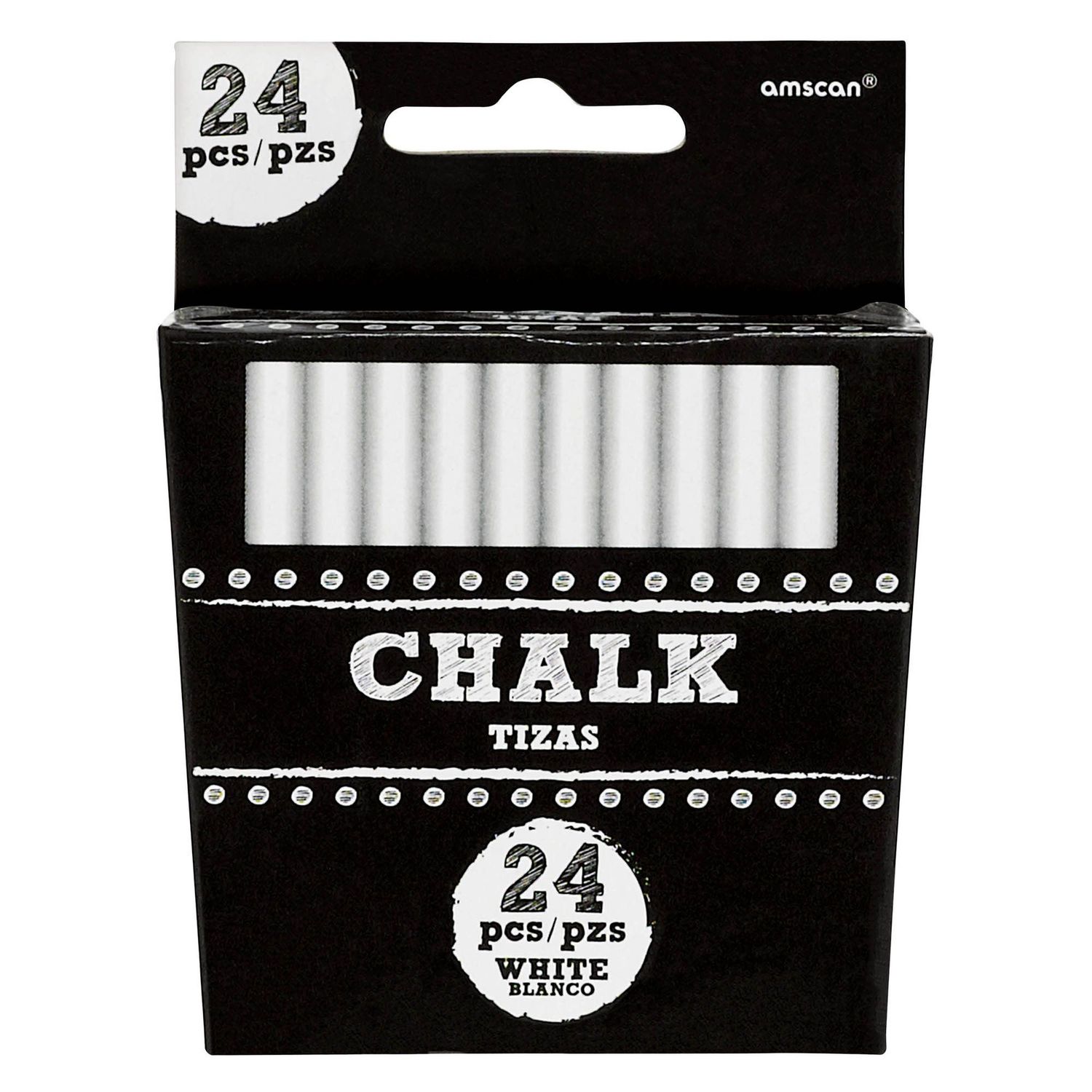 White Chalk – 3&quot; Each, 24ct