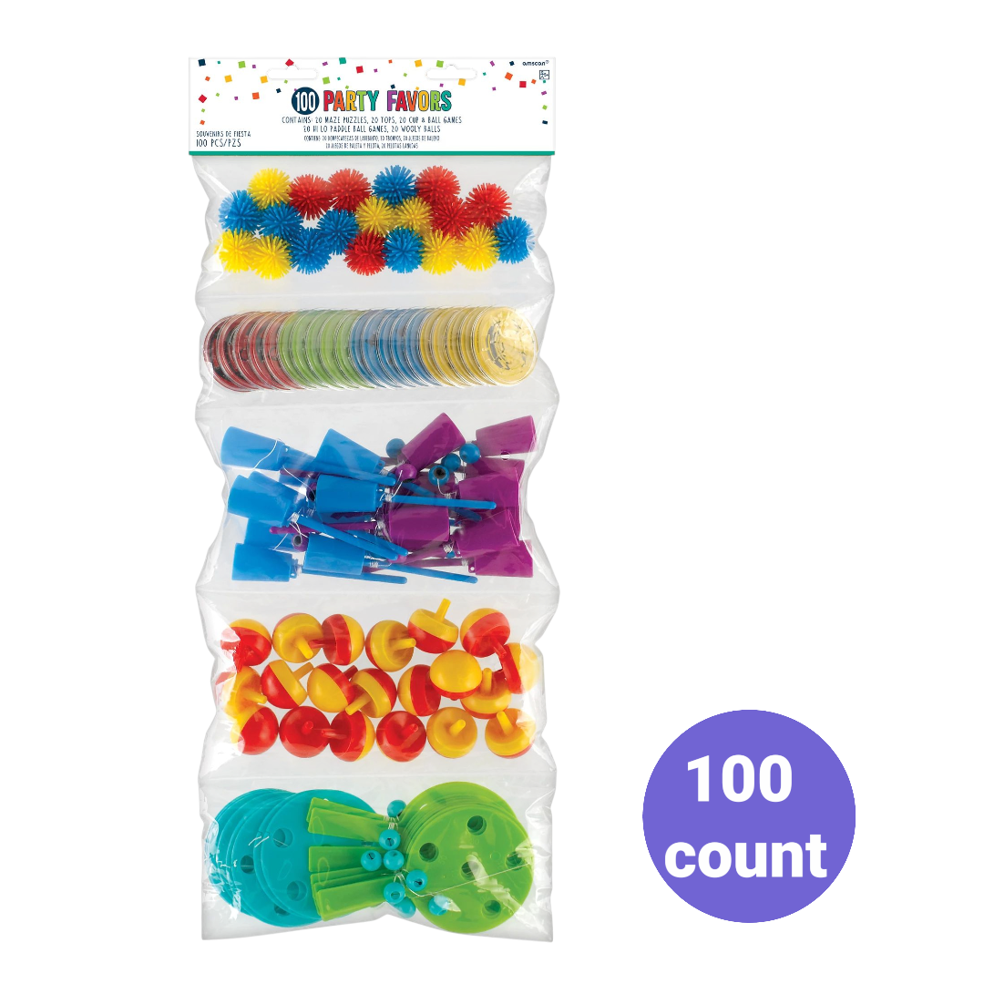 Ball &amp; Game Super Mega Mix Value Pack Favors – 100ct