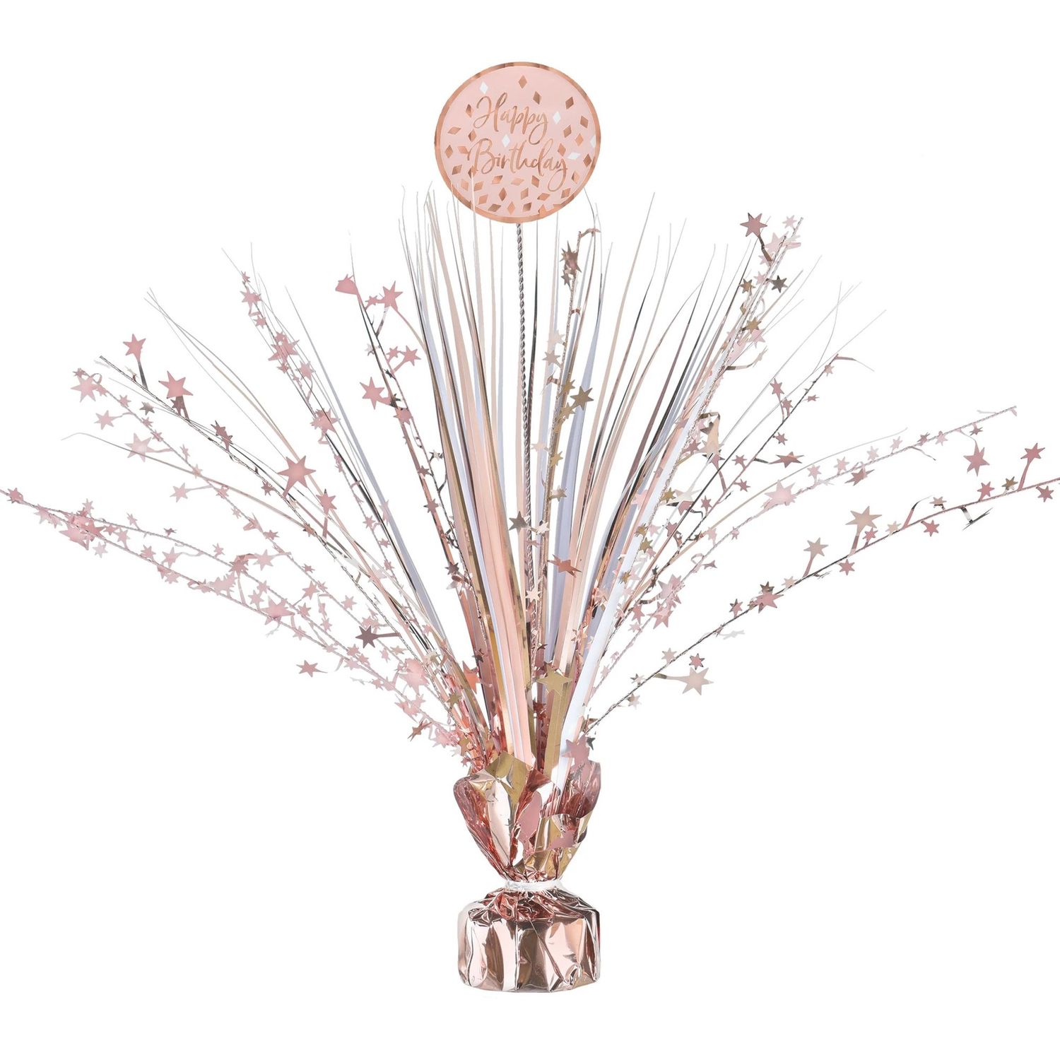Blush Birthday Spray Centerpiece – 18&quot;