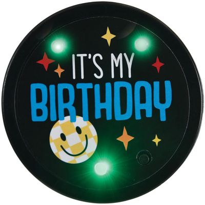 “It’s My Birthday” Light-Up Button – 2.25&quot;