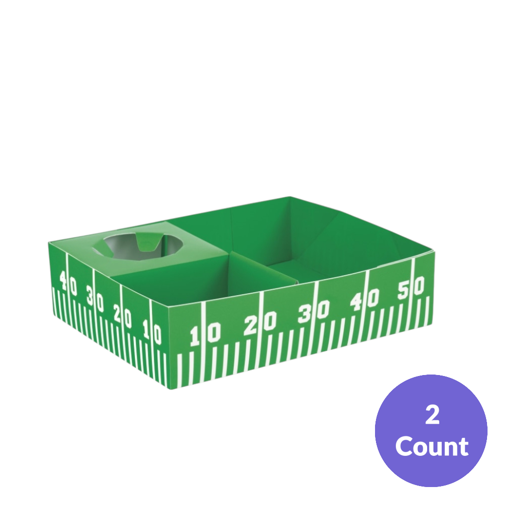 Big Game Football Food Carrier Boxes – 2ct