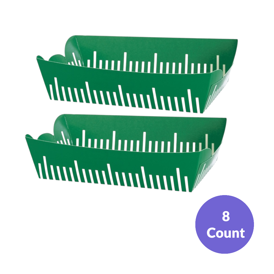 Game Ready Football Field Paper Hot Dog Trays – 8ct