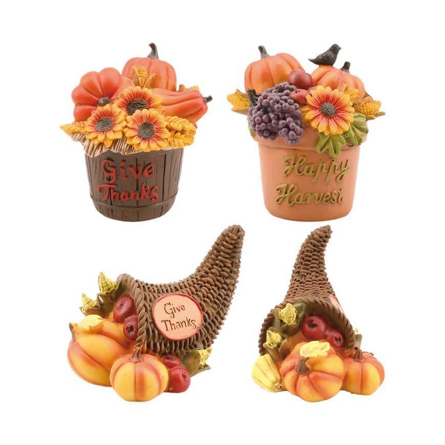 Tabletop Harvest Decoration – 3 Designs, Ceramic Tabletop Harvest Decoration – 3 Designs, Ceramic