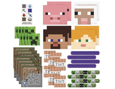 Minecraft Favor Pack – 48pc
