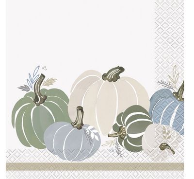 Modern Pastel Thanksgiving Luncheon Napkins – 16ct