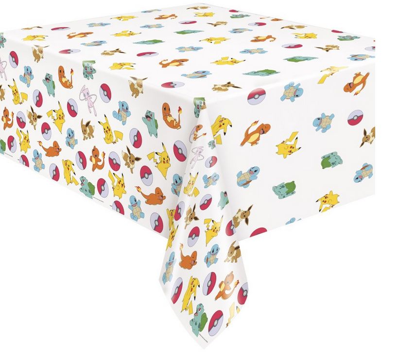 Pokémon Plastic Table Cover – 54" x 84" Pokémon Plastic Table Cover – 54" x 84"