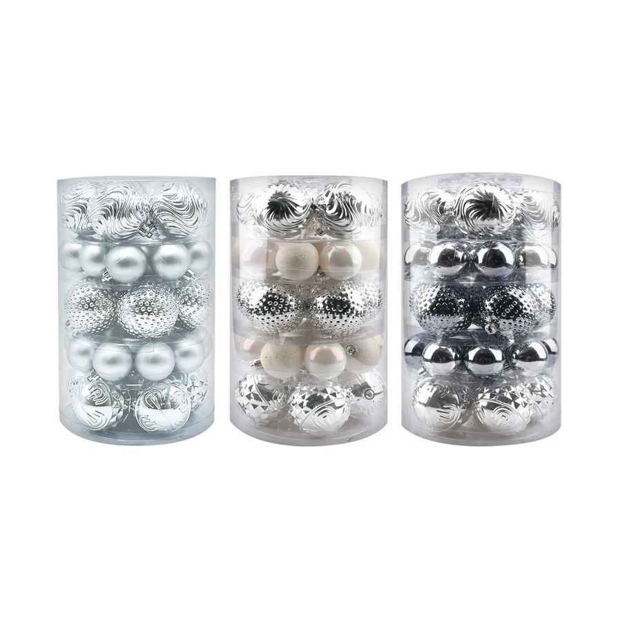 X'mas ball set 39c (6cm/15ct 4cm/24ct) X'mas ball set 39c (6cm/15ct 4cm/24ct)