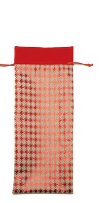 Fabric Wine Gift Bag – 16 x 6&quot;