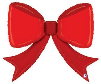 Large shape red bow balloon 41" Large shape red bow balloon 41"