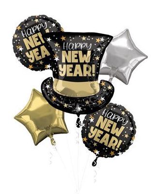 Bouquet New Year Top Hat Bash – 5pcs Bouquet New Year Top Hat Bash – 5pcs