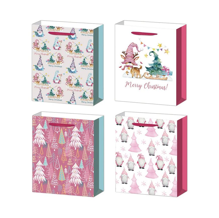 X'mas Gift Bag – Large 10.5" × 13" × 5.5" (Hologram) finish X'mas Gift Bag – Large 10.5" × 13" × 5.5" (Hologram) finish