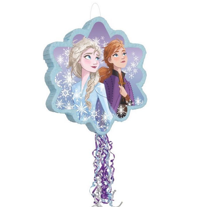 Disney Frozen 2 Shaped Drum Piñata – 19.25&quot; x 4&quot; x 21.75&quot;