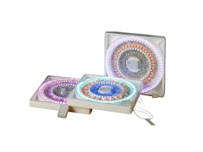 28&#39; LED Single String Light – 100 Lights, Multicolor