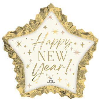 LRG SHP Golden Soirée New Year Star – 34&quot;