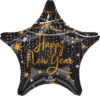 Happy New Year Midnight Hour – 19&quot;