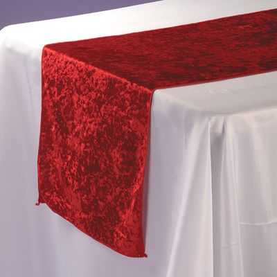 14&quot; x 108&quot; Velvet Table Runner – 1 Pc/Pack