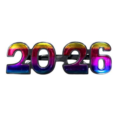 2026 Plastic Glasses – Multicolor Finish