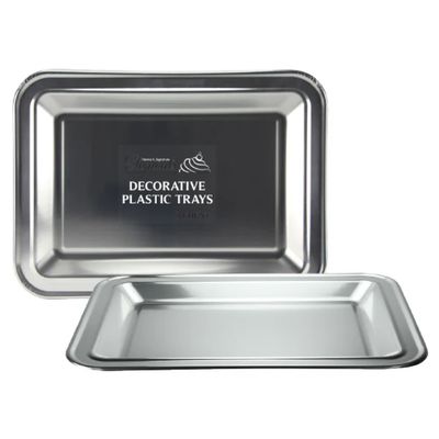 Metallic Rectangle Tray – 17.75" x 12.75"