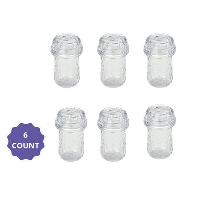 Premium Plastic Mini Salt Shakers – 6ct