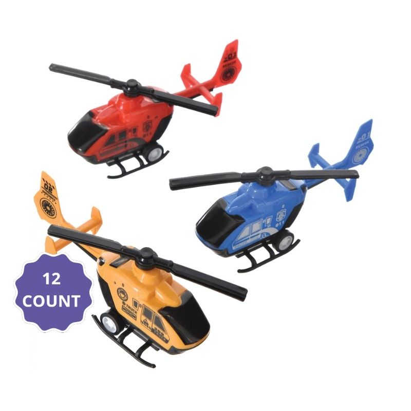 Helicopter Toys – 12ct (11.4cm H x 6cm W)