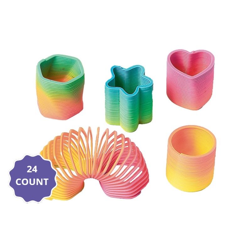 Rainbow Spring Mega Value Pack Favors – 24ct (1.5" x 1.5" x 1.5")