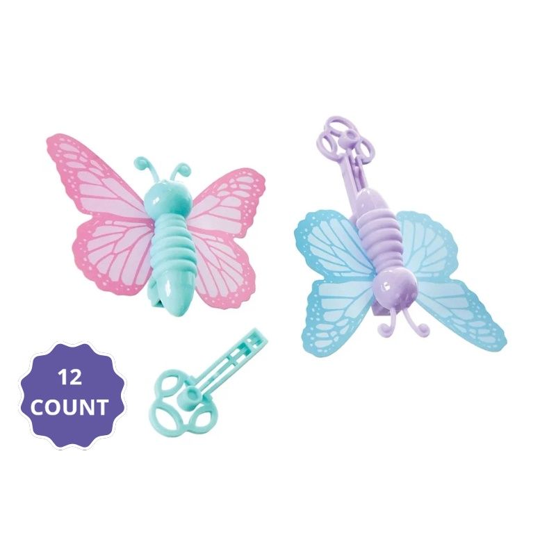 Flying Butterfly Toy – 2.7" x 2.7", 12ct