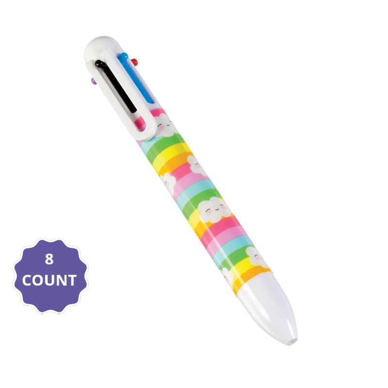 Multi Colored Cloud Pen High Count Favor 8ct