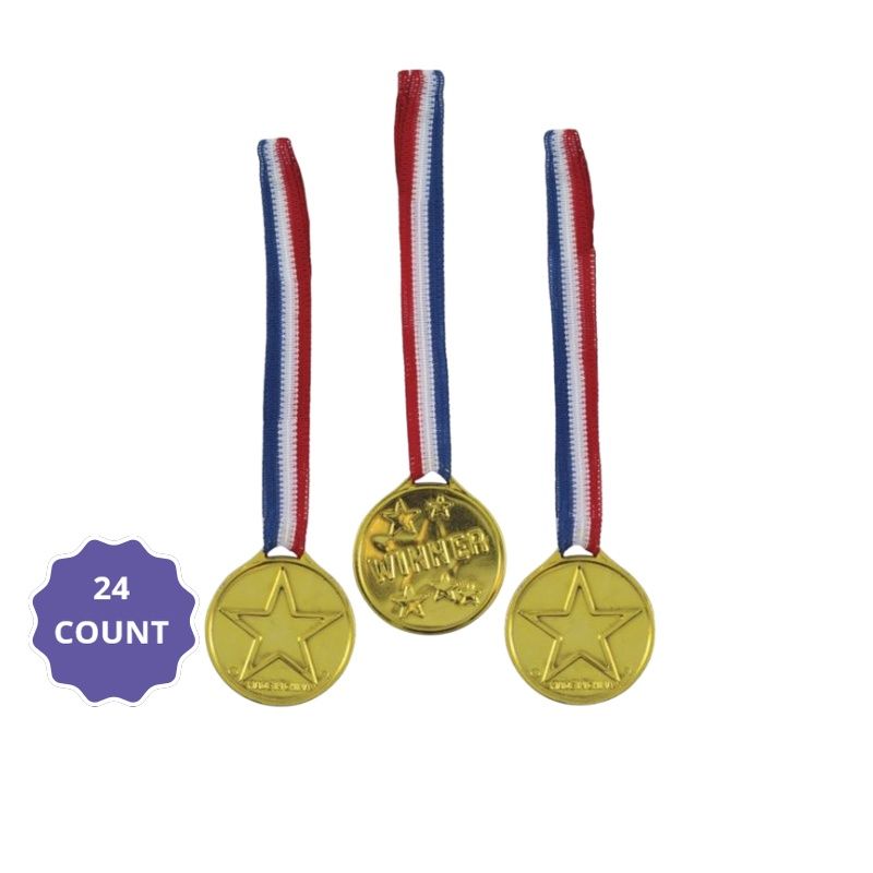 Winner Medals 24ct