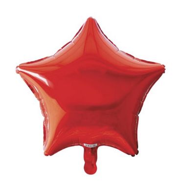 Red Star Shape foil balloon - 18” Red Star Shape foil balloon - 18”