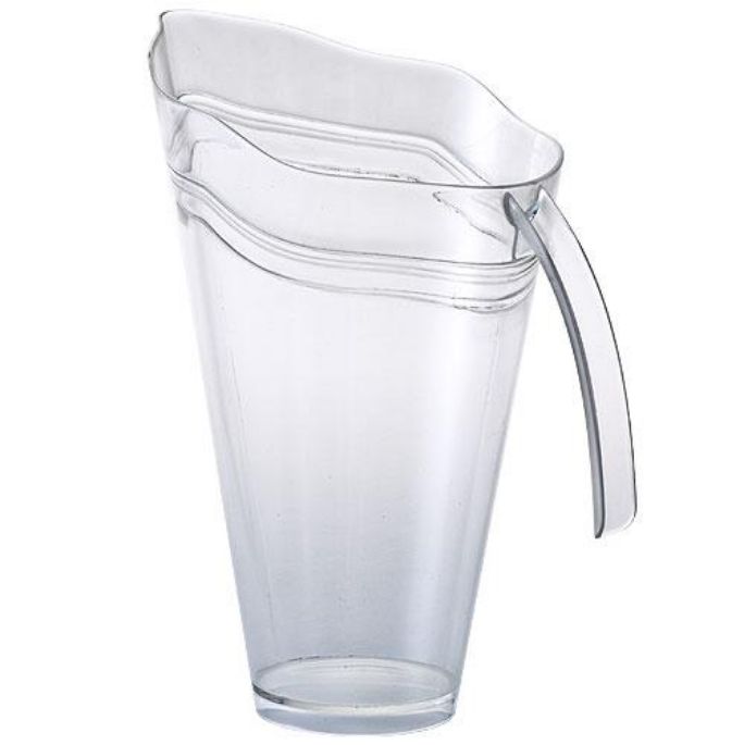 48 oz Wave Pitcher – Clear Plastic