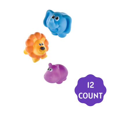 Jungle Animal Squirt Toys 2" 12CT