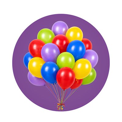 Latex Balloons Packaged (Un-inflated)