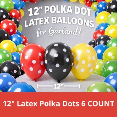 12" Dots Latex