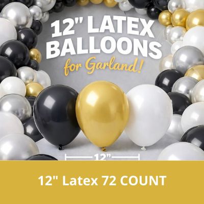 12" Latex 72ct