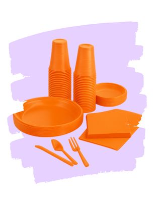 Orange tableware